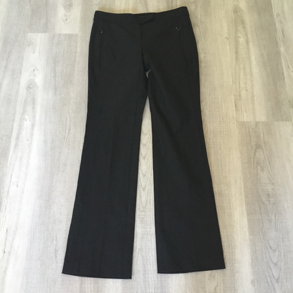 Theory Black Slack Pants Size 0 Zipper Side